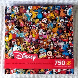 DISNEY Collector Trading PINS Ceaco Puzzle 750 NEW